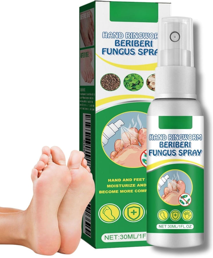 1Pcs Athlete'S Foot Spray 30Ml - Fast-Acting anti Fungal Spray for Foot Fungus Treatment, Feet Deodorant for Smelly Feet, Athlete'Sfoot Treatment with Natural Ingredients and Moisturising