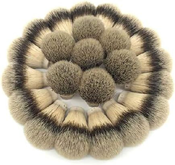 2 Pieces Hair Nylon Shaving Brush Knot for Men Hair Removal Cutting Men Face Cleaning Device