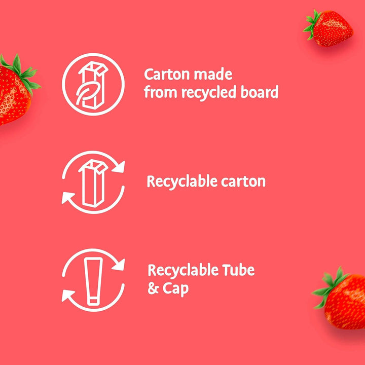 Paw Patrol Splash Toothpaste 3-8 Years, Kids Toothpaste, Strawberry Flavour, 75Ml