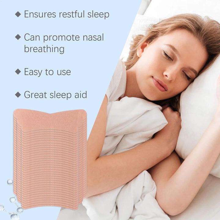 Nasal, Snoring Respiratory Strips - 36 Pieces Nose Strips for Sleeping - Ventilation Nasal Strips for Breathing, Respiratory Strips for Sleeping Overnight, Mouth Breathing, Snoring
