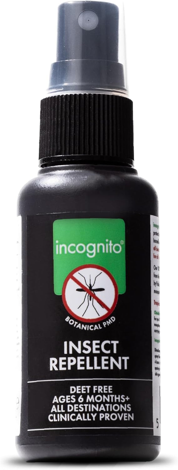 Insect Repellent Spray, 50Ml - Natural DEET Free, Shields from Wide Range of Biting Insects. Clinically Proven Protection from Ticks & Dengue Carrying Mosquitoes, Organic Mosquito Repellent