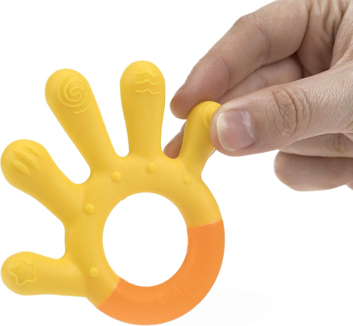 3-Step Teething Set - Set of 3 Baby Teethers | Textured Surfaces | Refrigerator Safe | BPA Free