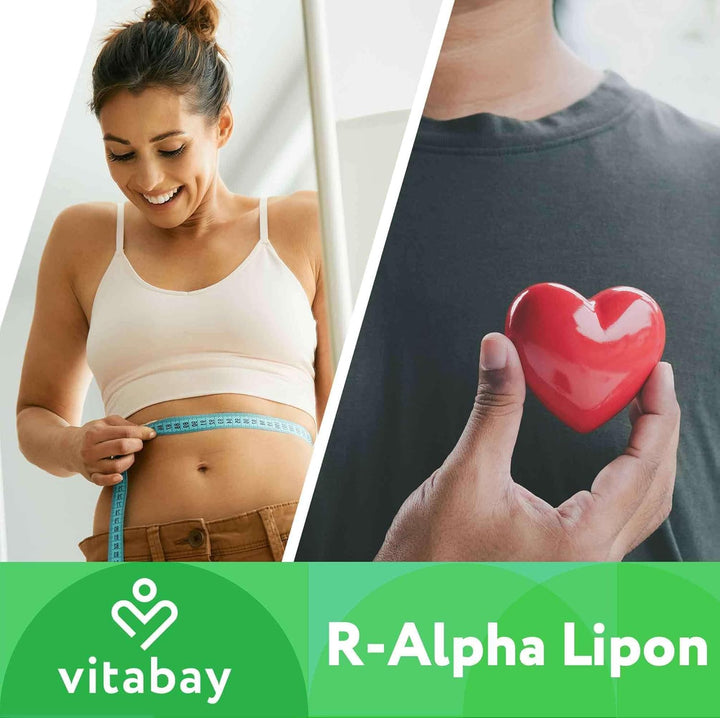 R-Alpha Lipoic Acid 300 Mg – 120 Vegan Capsules – ALA Supplement without Unnecessary Additives – Laboratory Tested in Germany