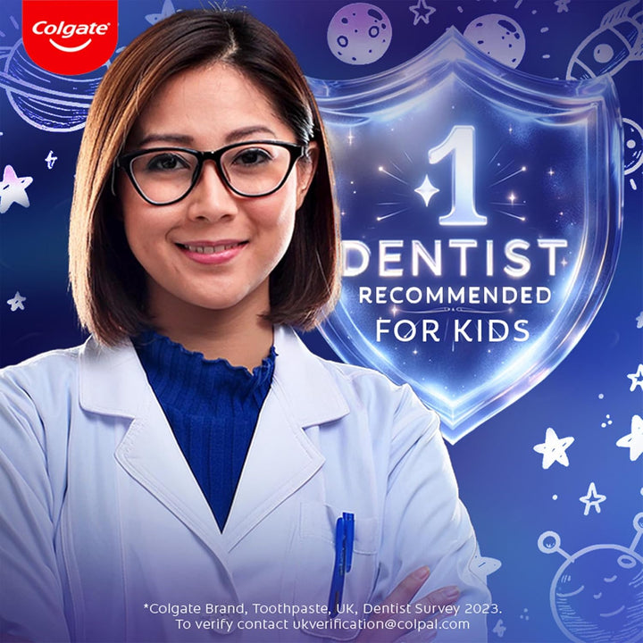 Total Toothpaste for Kids 7-12 Years - 4 Pack 50Ml Tubes - Whole Mouth Protection - Mild Mint Flavour - Fluoride Toothpaste