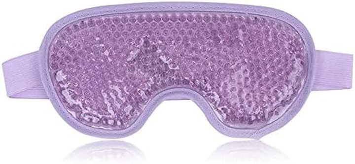 County  Cooling Gel Eye Mask - Cool/Warm Therapy - Perfect for Insomnia, Puffy Eyes & Dark Circles (Purple)