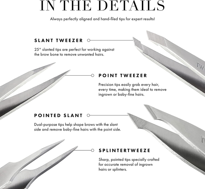 Exclusive Rose Tea Mini Slant Tweezer