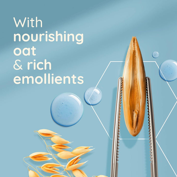 Dermexa Daily Emollient Cream (1X 500Ml), Emollient Cream Enriched with Triple Oat Complex and Ceramides for Sensitive Skin, Soothing Relief from Itchy, Dry Skin Prone to Eczema