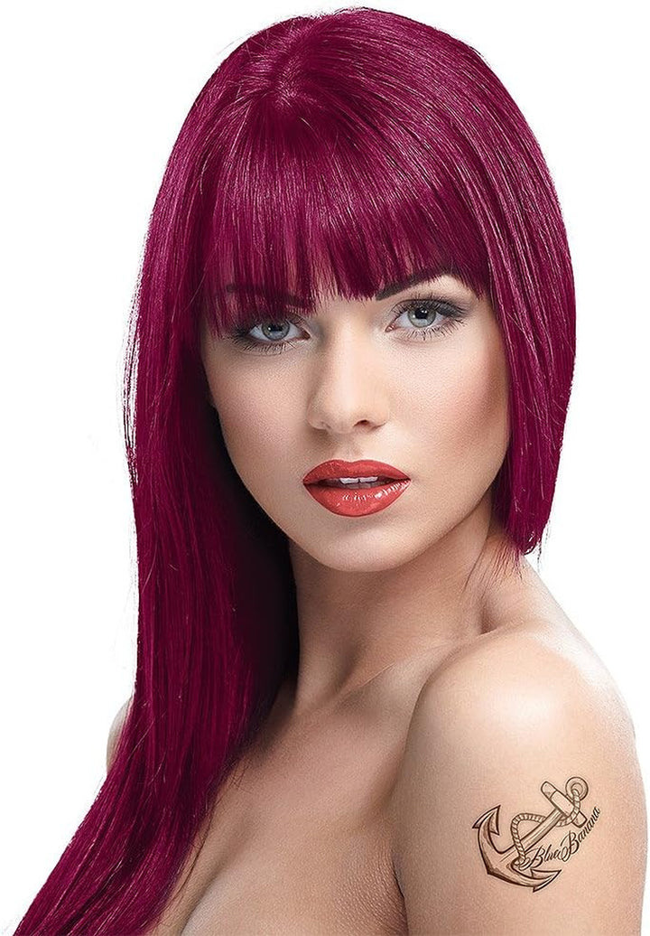 2X  Semi-Permanent Hair Dye 2X 100Ml (Fire Red)