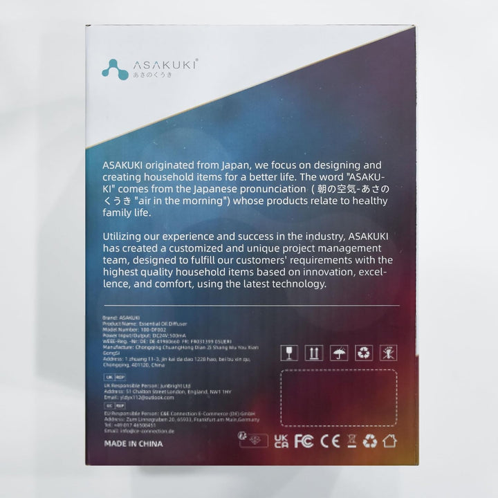 300Ml Essential Oil Diffuser, Ultrasonic Aroma Scented Oil Diffuser & Humidifier for Home, Bedroom, Spa with 7 LED Colour Lights, Auto Shut-Off, Bpa-Free - Yellow Wood Grain