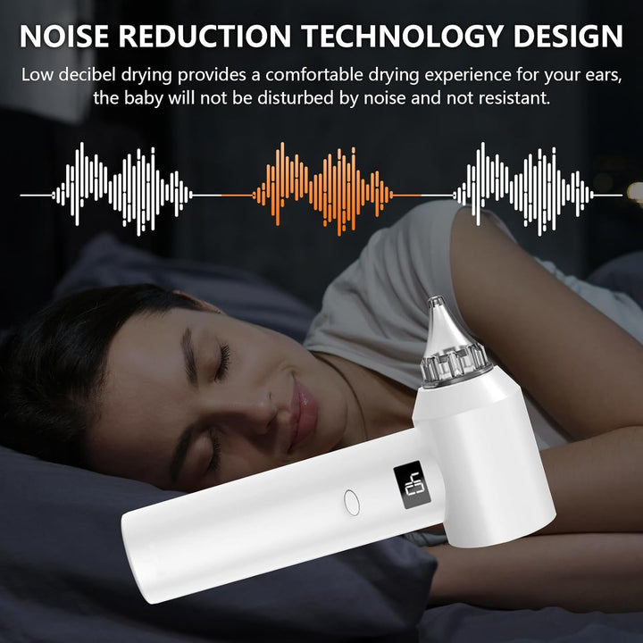 Ear Dryer - Rechargeable Ear Water Drying Aid the Ultimate Solution for Post-Swimming, Showering, Surfing, Water Sports, Ear Drying, Ear Care and Infection Prevention