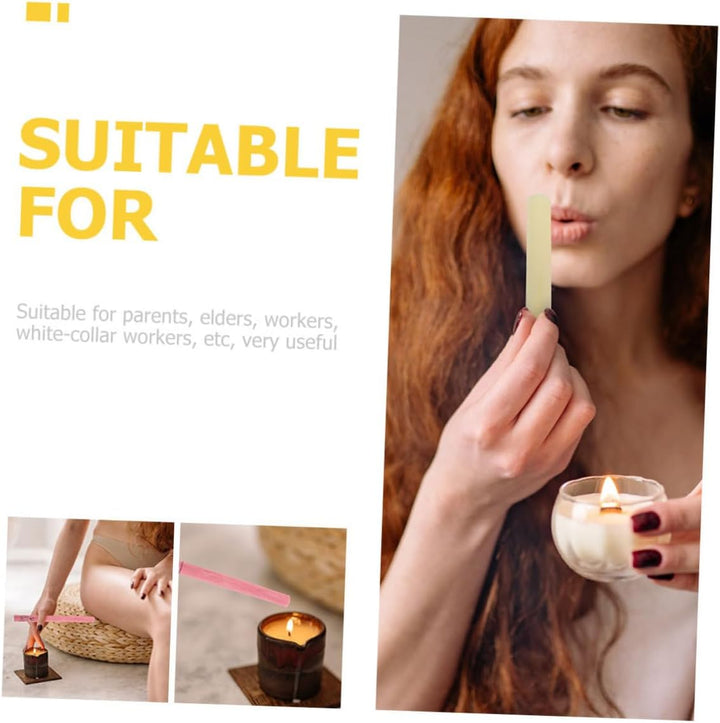 20Pcs Moxibustion Sticks Navel Belly Moxa Roll Bar Moxibustion Smokeless Sticks for Aromatherapy