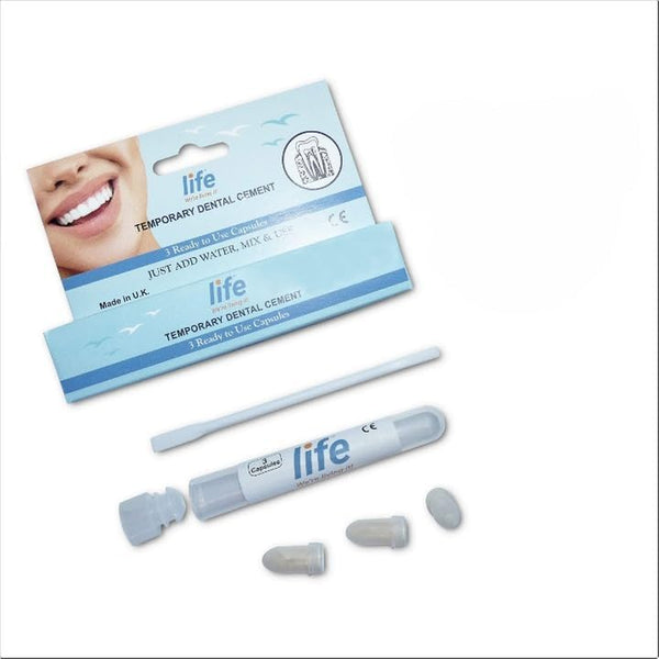 Healthcare Temporary Dental Repair Kit – Emergency Fix for Dislodged Crowns, Loose Bridges & Fillings, Easy Temporary Tooth Repair Solution - 1 Pack