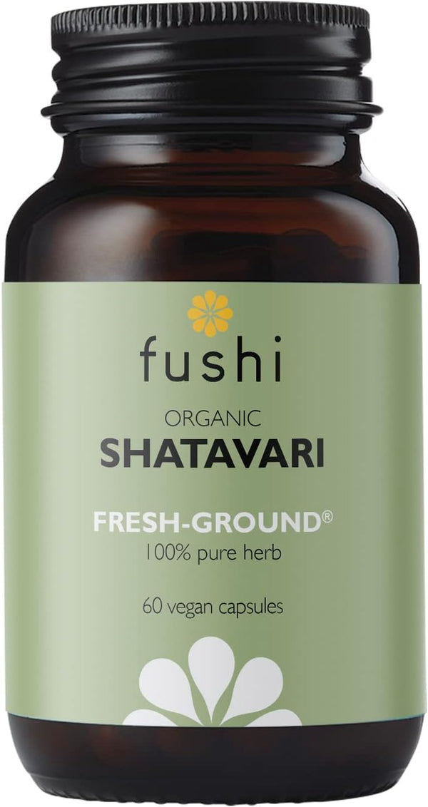 Shatavari Organic Herbal Supplement 60 Caps | Fresh-Ground Wholefood | Female Balance | Women’S Health Supplement | Ethical & Vegan