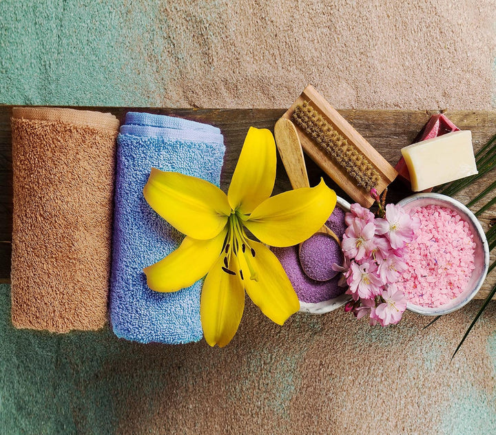 Towel and Linen Mart 100% Cotton - Wash Cloth Set - Pack of 24, Flannel Face Cloths, Highly Absorbent and Soft Feel Fingertip Towels (Multi)