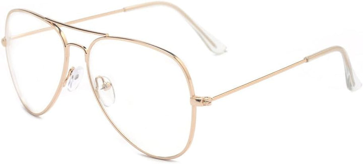 Classic Metal Fashion Clear Lens Glasses Frame Eyewear for Women/Men