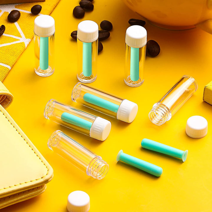 4 Pieces Silicone Contact Lens Inserter Daily Contact Remover Hard Lenses Remover for Monthly Daily, Portable Travel Lens Remover Lens Suction Holder for Meeting Outdoor Exercise (Green)