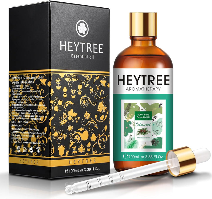 Peppermint Essential Oil 100Ml - Pure Natural Essential Oils Strong,Fresh Minty Scent Increases Clarity - Perfect for Aromatherapy,Diffuser, Clear Breathing-Strong Peppermint Oil