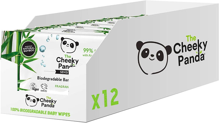 Bamboo Biodegradable Baby Wipes | 99% Purified Water, Suitable for Sensitive Skin | Dermatologically Tested