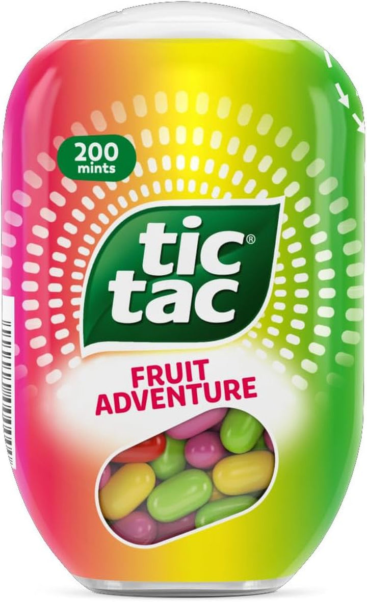 Tic Tac Fresh Mint Sweets, Tic Tacs Sweets for Party Bags, on the Go Refreshment, Bulk Box of 8 X 200 Fresh Mints