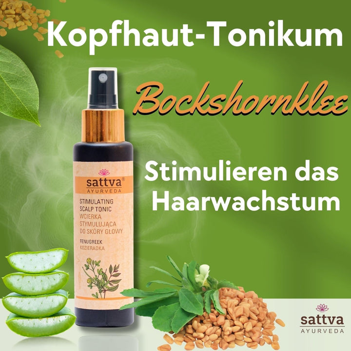 Hair Tonic Fenugreek - Promotes Hair Growth & Reduces Hair Loss, Intensive Scalp Care for Dry & Itchy Scalp, Alcohol-Free, Paraben-Free- 100 Ml