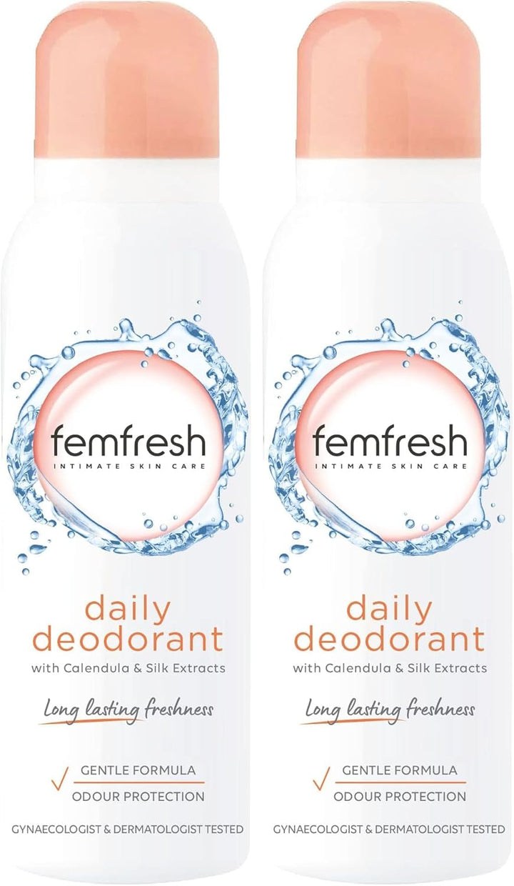 Daily Freshness Intimate Deodorant - Gentle Vaginal Odour Protection Spray for Women for Long Lasting Freshness - Hypoallergenic Scent, Safe Ultimate Skin Care for a Fresh Feeling - 125 Ml