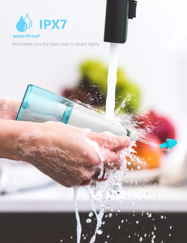 Sinus Cleaner Machine, Cordless Nasal Rinse Machine for Sinus Relief & Nasal Care, Electric Neti Pot with 6 Tips and 40 Salt Packs Nasal Irrigation Sinus Rinse System Kit for Adult & Kid