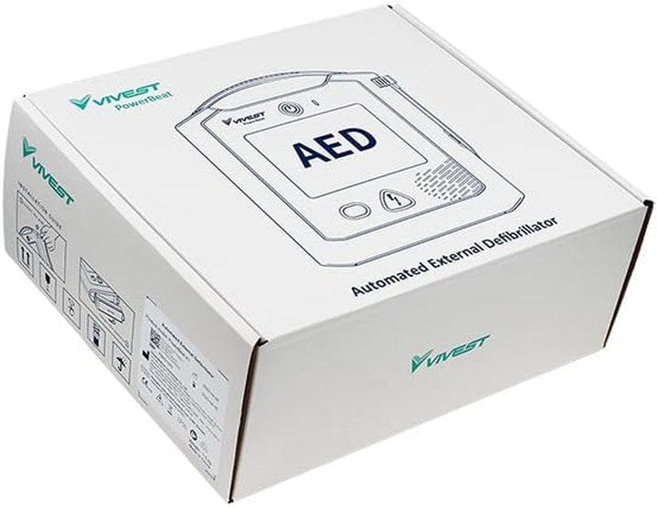 Power Beat X1 Defibrillator Semi-Automatic AED with a Graphic Panel Portable Machine for Home Automated External Defibrillator Lightweight First Aid Medical Equipment