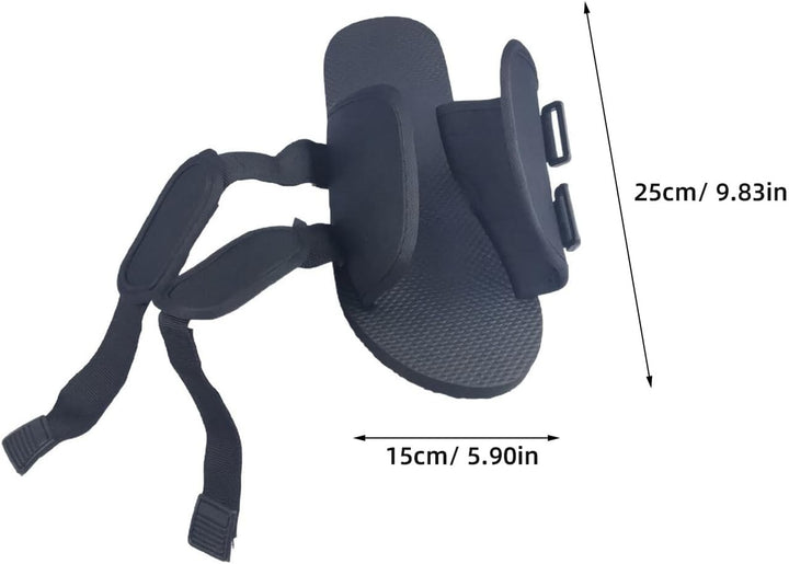 Post Surgery Slippers for Women Adjustable Wide Fit with Hook and Loop Soft Breathable Comfort Footwear for Diabetics Elderly Patients Hospital Home Use