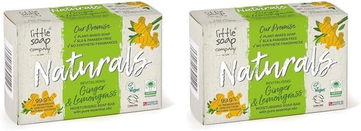 Naturals Range - Bar Soap | Vegan, Cruelty Free, No SLS or Parabens, Refreshing Cleansing Soap Bar, Natural Eco Friendly Body & Hand Soap, 100G (Lemon Zest)