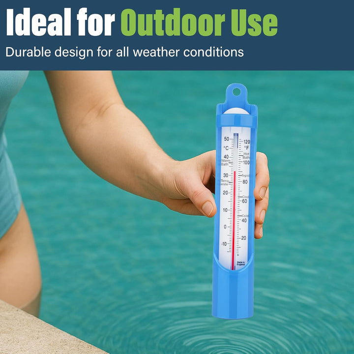 Bath Thermometer 230 Mm - Scoop Sampling Water Temperature Thermometer for Baby, Elderly, Kids - Easy to Use Water Thermometer to Monitor Bathing Temperature