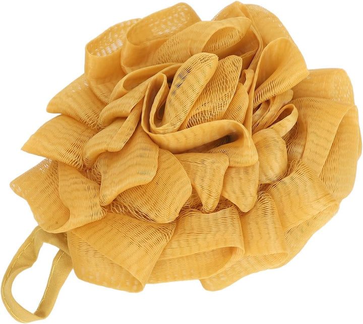 Shower Pouf, Shower Loofah Mesh Household Men Women Washing Cleaning Scrubber Ball 2Pcs Loofah Soft for Bathroom