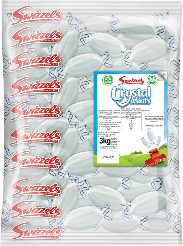 3Kg Bag of Crystal Mints Sweets