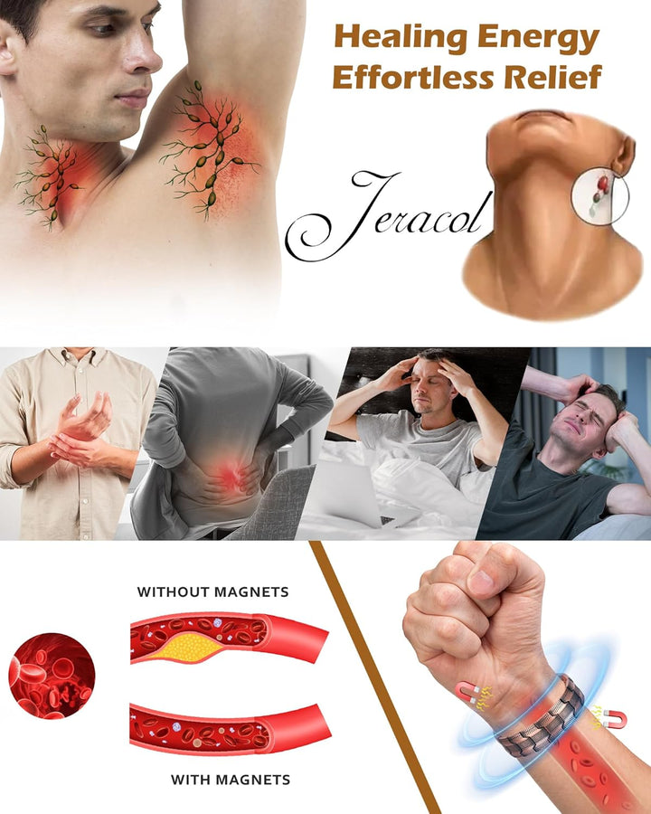 Copper Bracelets for Men,3X Magnetic Bracelets Men with Ultra Strength Magnets,Adjustable Size&Jewelry Gift Box