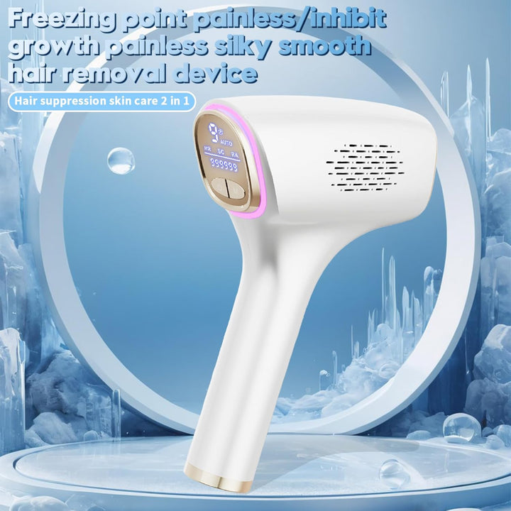 IPL Laser Hair Removal Device with HR/SC/RA 3-In-1 Function, Faster, Salon Quality Result, at Home IPL Laser Hair Remover Machine for Women and Men, Face, Bikini Line, Body, Leg, Armpit, 9 Level