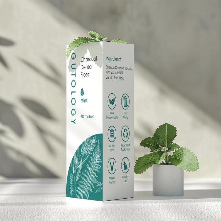 Natural Mint Bamboo Charcoal Toothfloss 30M