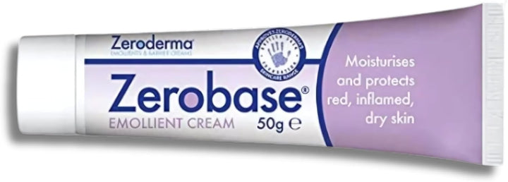 Zerobase Emollient Cream 2-In-1 Moisturiser & Soap Substitute, for Dry & Eczema-Prone Skin, Restores Skin Barrier, 21 Percent W/W Paraffins, 500G