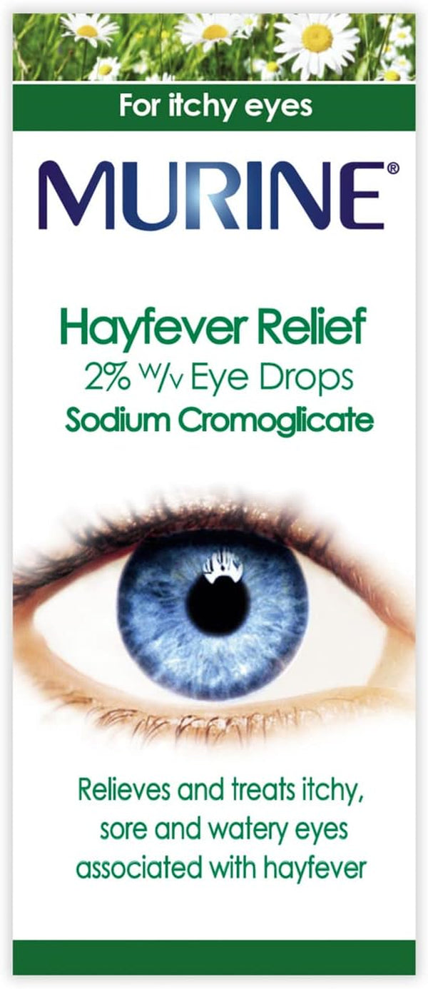 Hayfever Eye Drops, Hayfever Treatment for Itchy and Painful Eyes, Anti-Inflammatory Eye Drops 10Ml