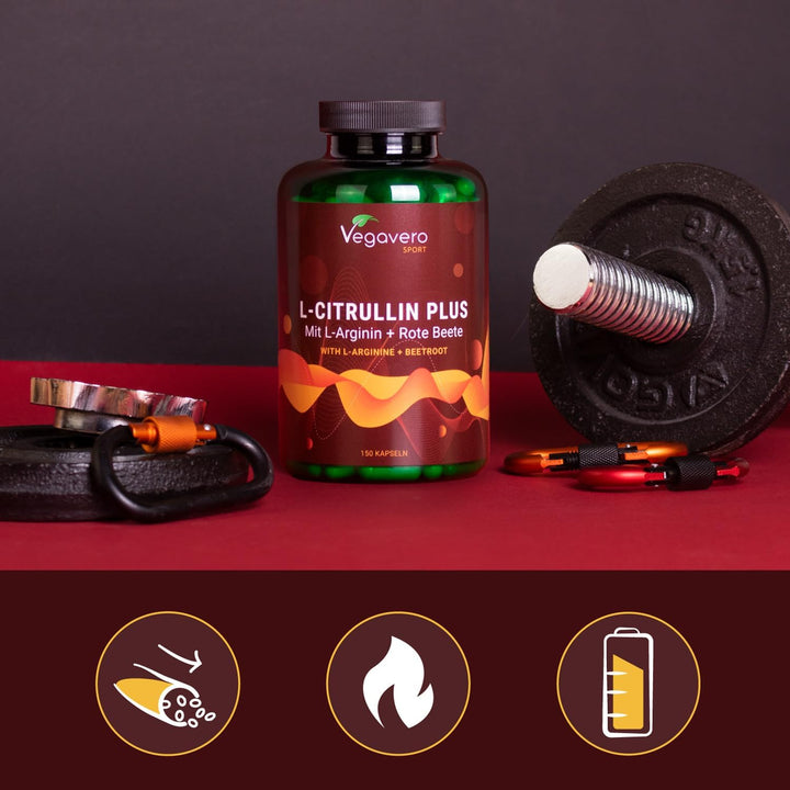 L-Arginine L-Citrulline Complex High Strength 4200 Mg | with Beetroot Extract | Natural Pre-Workout & Nitric Oxide Booster | Amino Acids from Fermentation | NO Additives, Vegan & Lab-Tested