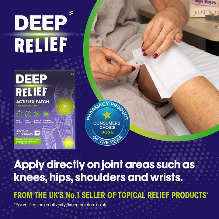 Deep Relief Actiflex Patch (Pack of 4 Patches)