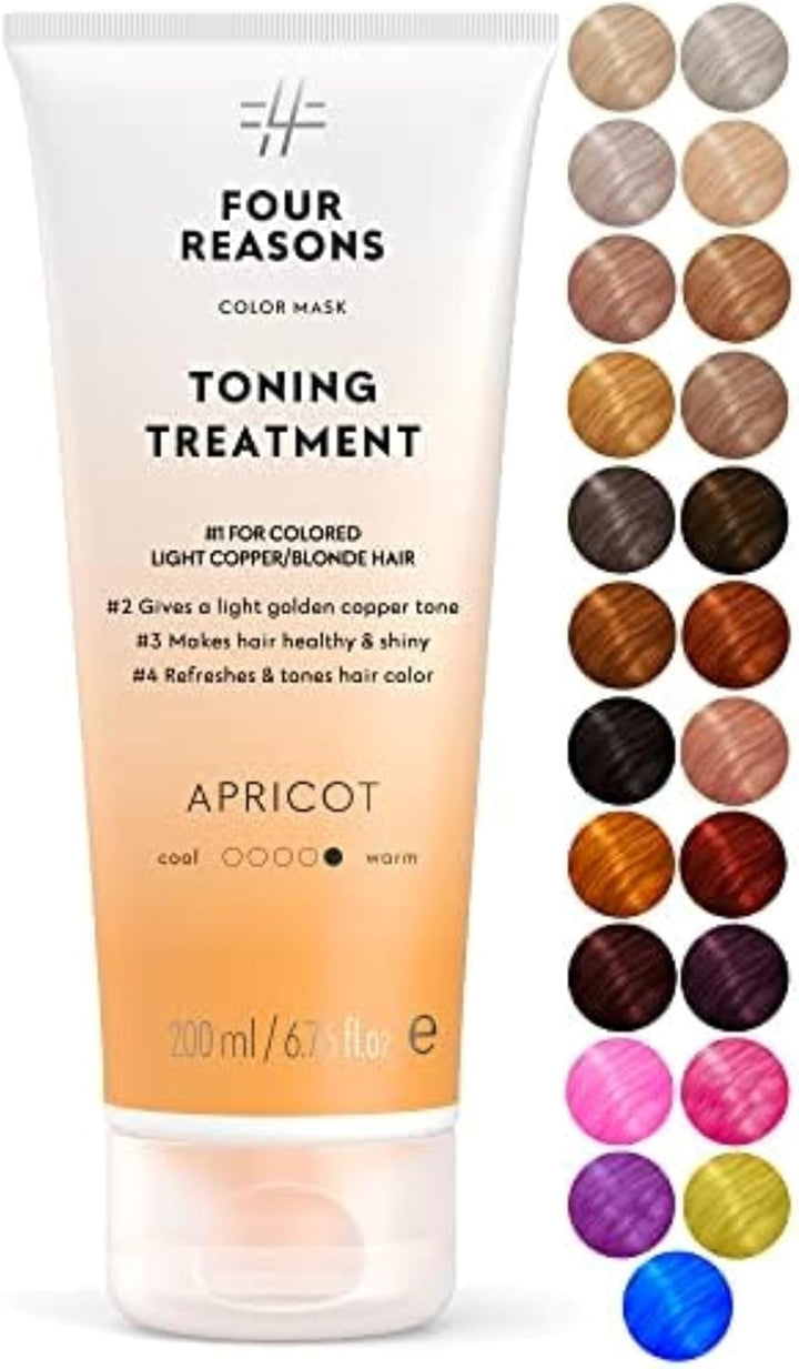 Color Mask – Cool Sand Blonde - (27 Colors) Color Depositing Conditioner, Toning Treatment, Tone & Enhance Color-Treated Hair - Semi Permanent Hair Dye, Vegan and Cruelty-Free, 6.76 Fl Oz