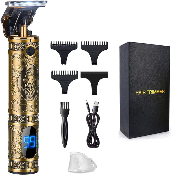 Hair Clippers for Men, Beard Trimmer, Zero Gapped T-Blade for Hair Cutting, Cordless Trimmers Professional Barber, Liners Clipper Haircut