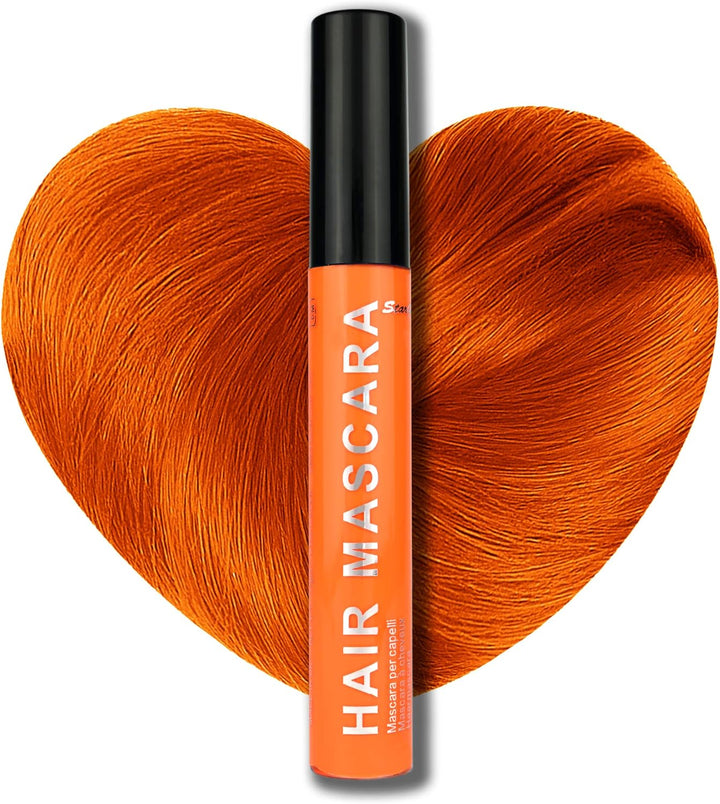 Neon Red Uv-Reactive Hair Mascara, Wash Out Colour