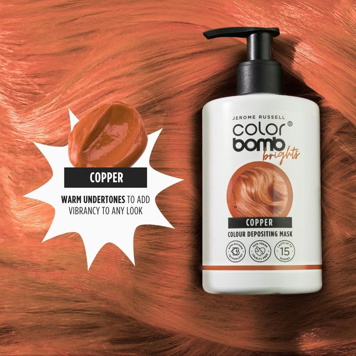 Color Bomb Brights – Copper Colour Depositing Conditioning Mask, 300Ml