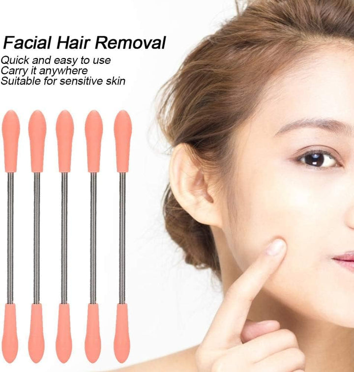 Facial Hair Remover Epilator Depilatory Spring Face Threading Tool Facial Hair Removal Device Makeup Tools, Epilator, Face Hair Removal Epilator, Epilation Sticks, Portable Epilator