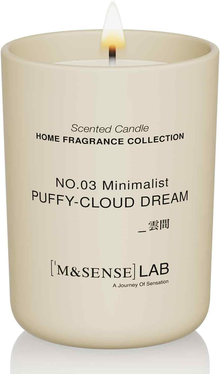 Natural Soy Candle Non Toxic Oud Wood Scented Candles for Home Small Jar Candles 150G 30 Hours Burn Time Minimalist Aromatherapy Candle Gift for Relaxation, Stress Relief,Mediation