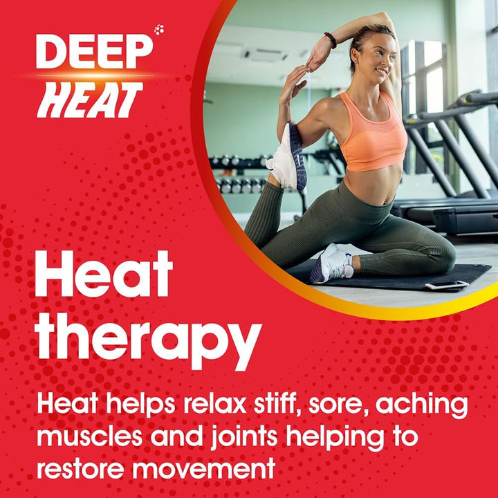 Pain Relief Heat Patch, Muscular Aches, Pains, Joint Stiffness (Pack of 4 Patches)