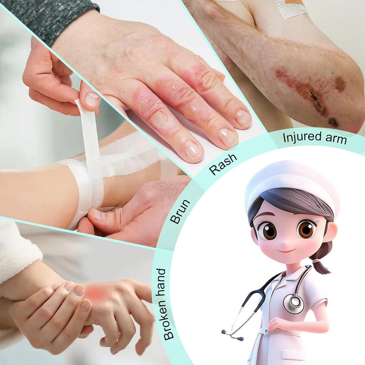 Waterproof Hand Cast Cover for Shower after Surgery, Soft Comfortable Cast Protectors for Broken Hands, Fingers, Wrists, Reusable Elastic Cast Bag for Bandage, Wound Care Supplies