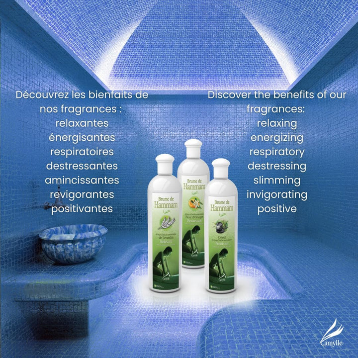 - Steam Bath Fragrance L'Elégant - Fragrances Made from Essential Oils for Steam Rooms, Steam Baths, or Steam Showers - Floral with Mesmerizing Scents and a Sensual Backdrop of Amber - 1000Ml