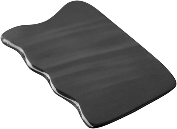 Natural Horn Gua Sha Tool Multi-Functional Massager Board for Face Neck Back Therapy Massage Smooth Skin-Friendly Scraping Plate for Relaxation and Relief