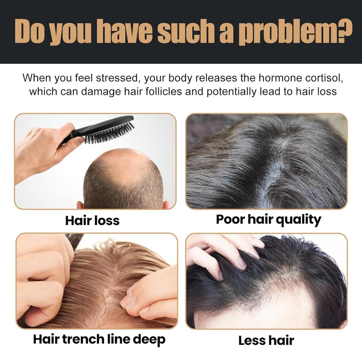 2Pcs Root Activator Shampoo,Mane Root Activator Shampoo for Man,Unisex Hair Thickeningshampoo That Repairs,Smooths & Strengthens,Hair Restoration Solution